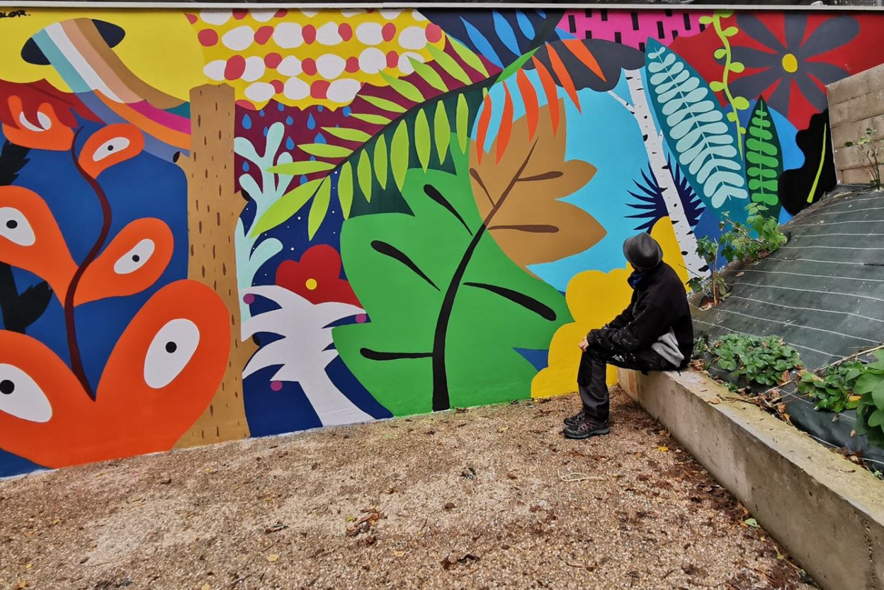 Fresque collective- Centre Social de Rodez (12)- 2023