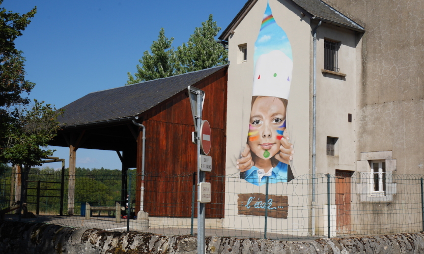 « L’école… »- Œuvre collective- École de Bezonnes (12)